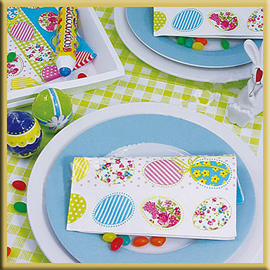 Easter Paper Plates and Napkins Set