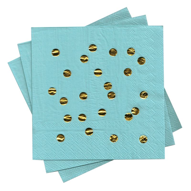 Personalized Napkin Gold Foiled