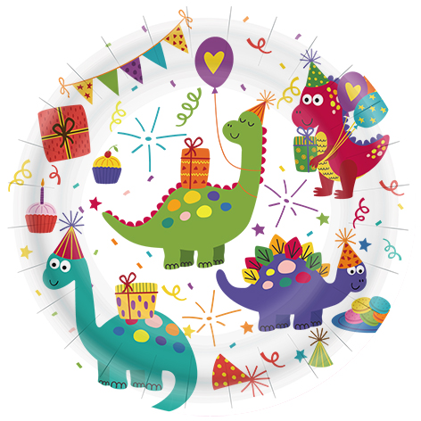 Lovely dinosaurs make your party special.
