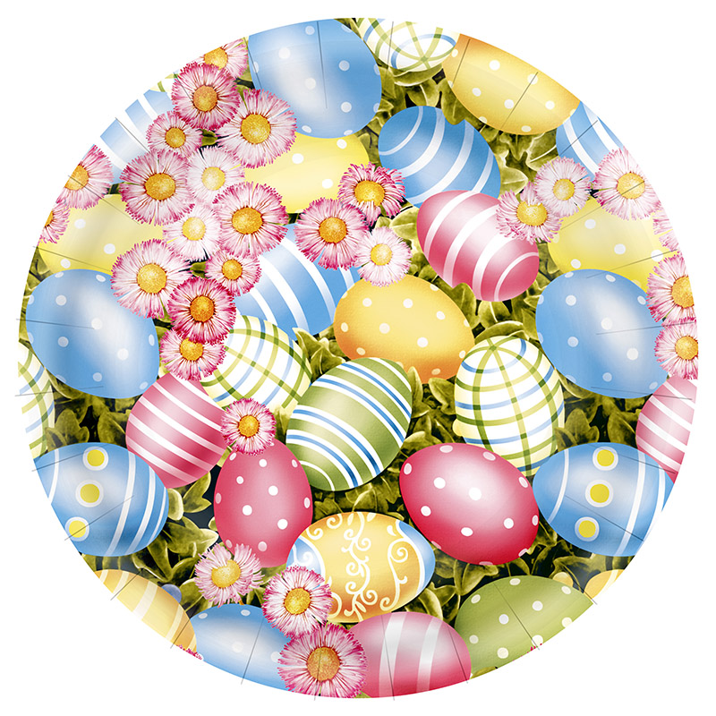 Easter Paper plate Quintessential colors