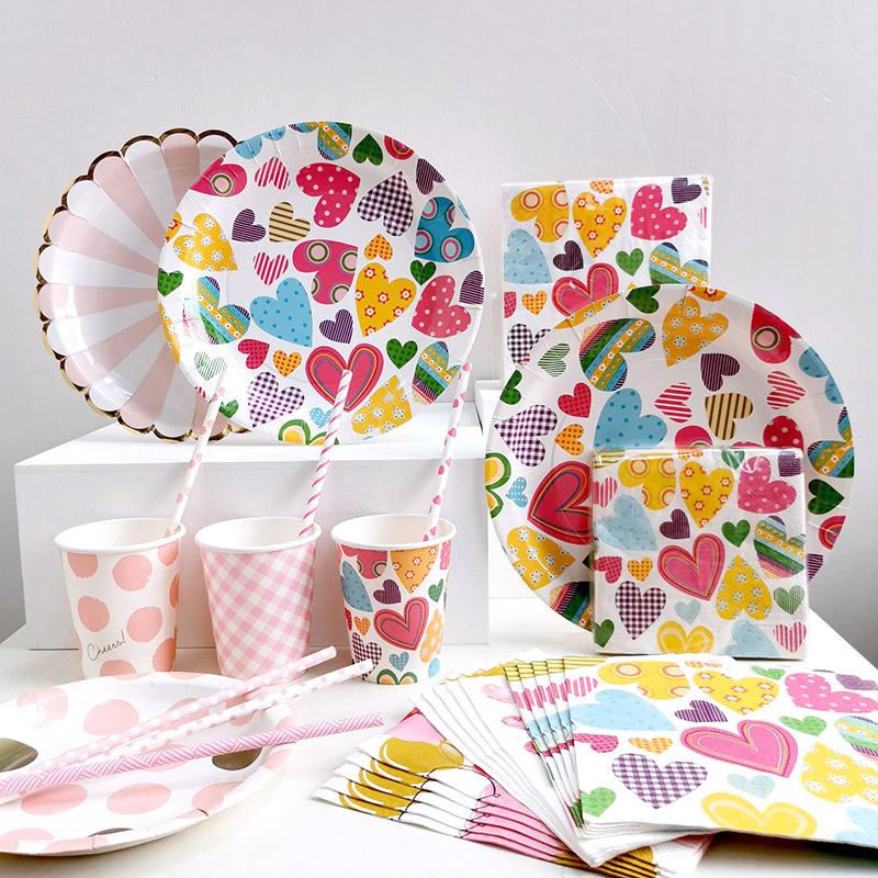 Valentine's Lovely painted hearts