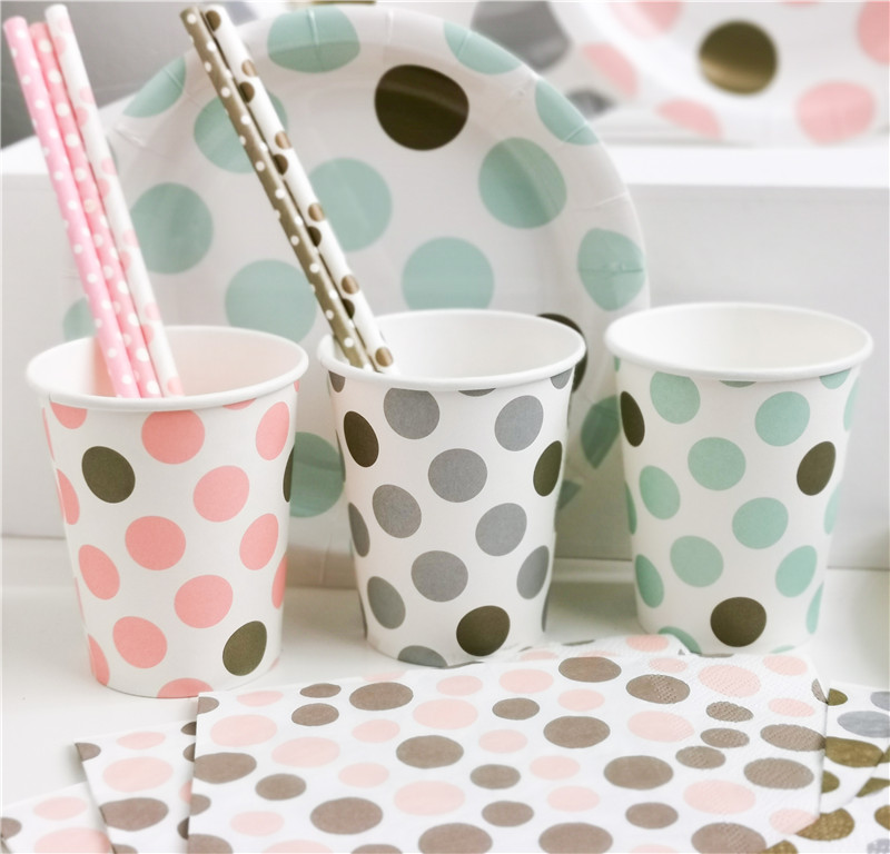 Printed Paper Cup Dots
