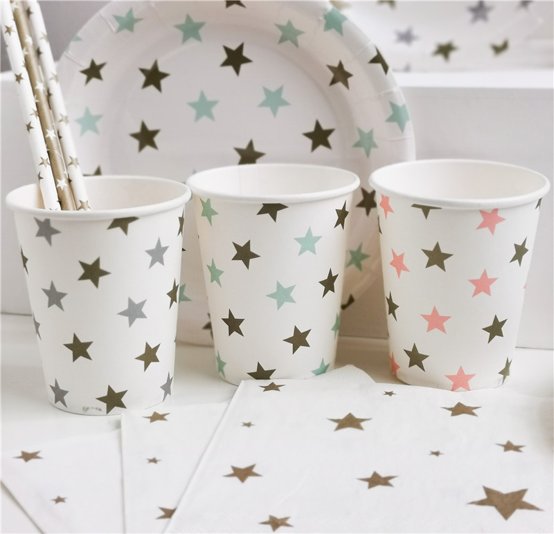 Printed Paper Cup Stars