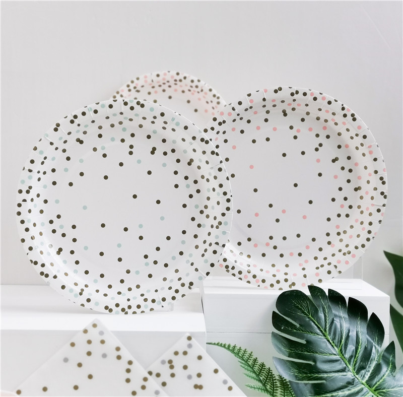 Paper Dinner Plate Dots