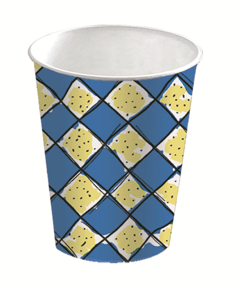 Paper Cup Mosaic Mediterranean Style Blue