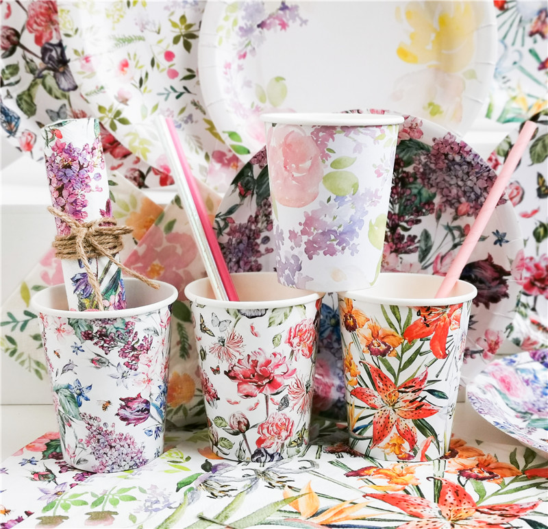 Paper Cups Flowers
