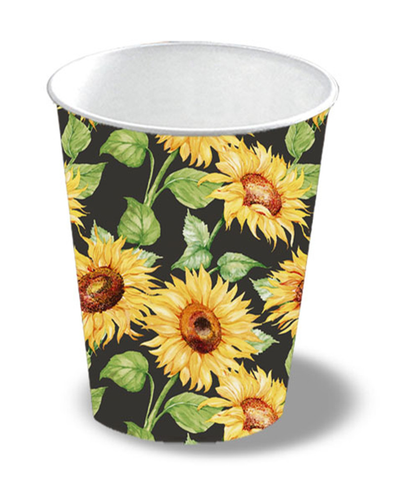 Paper Cup Sunflowers