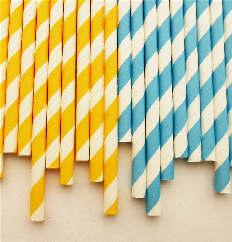 Paper Straw Stripes