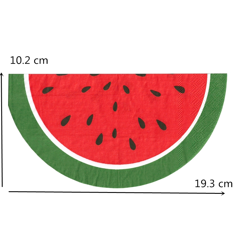 Shaped Napkin Watermelon