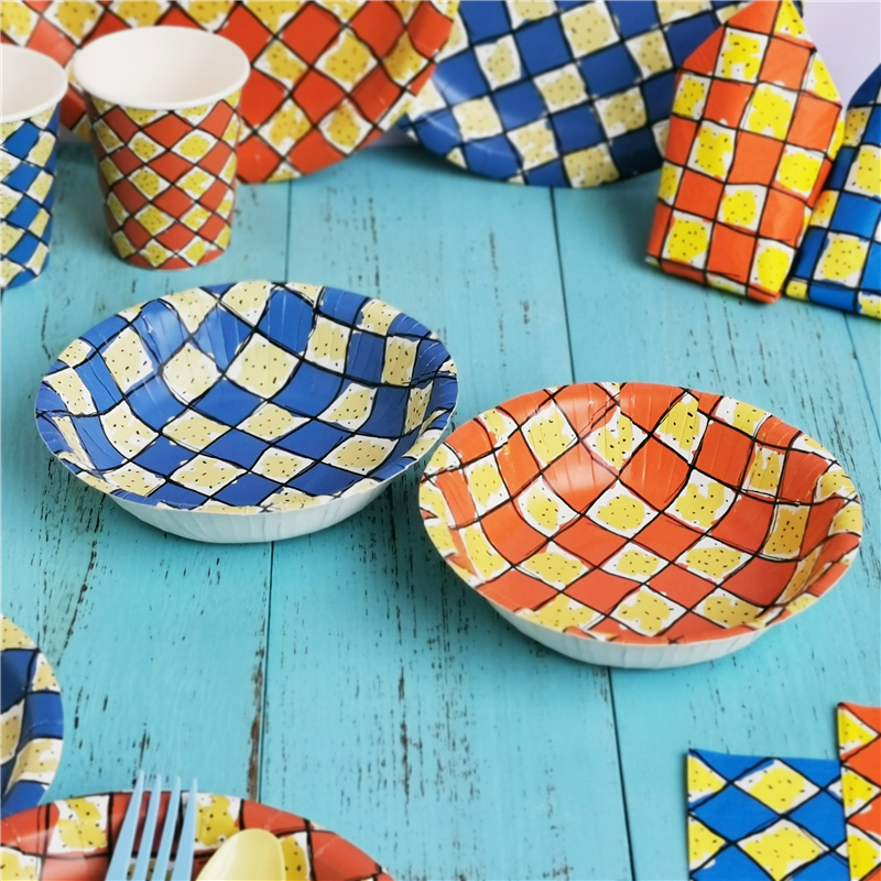 Paper Bowl Mosaic Tuscan Style