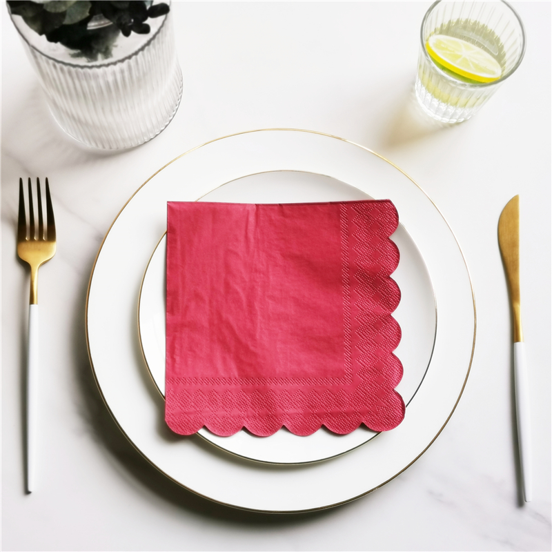 Shaped Napkin Solid Color