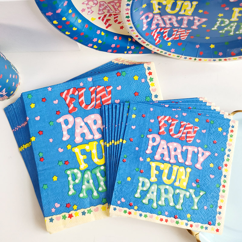 Paper Napkins Birthday Party brings joy